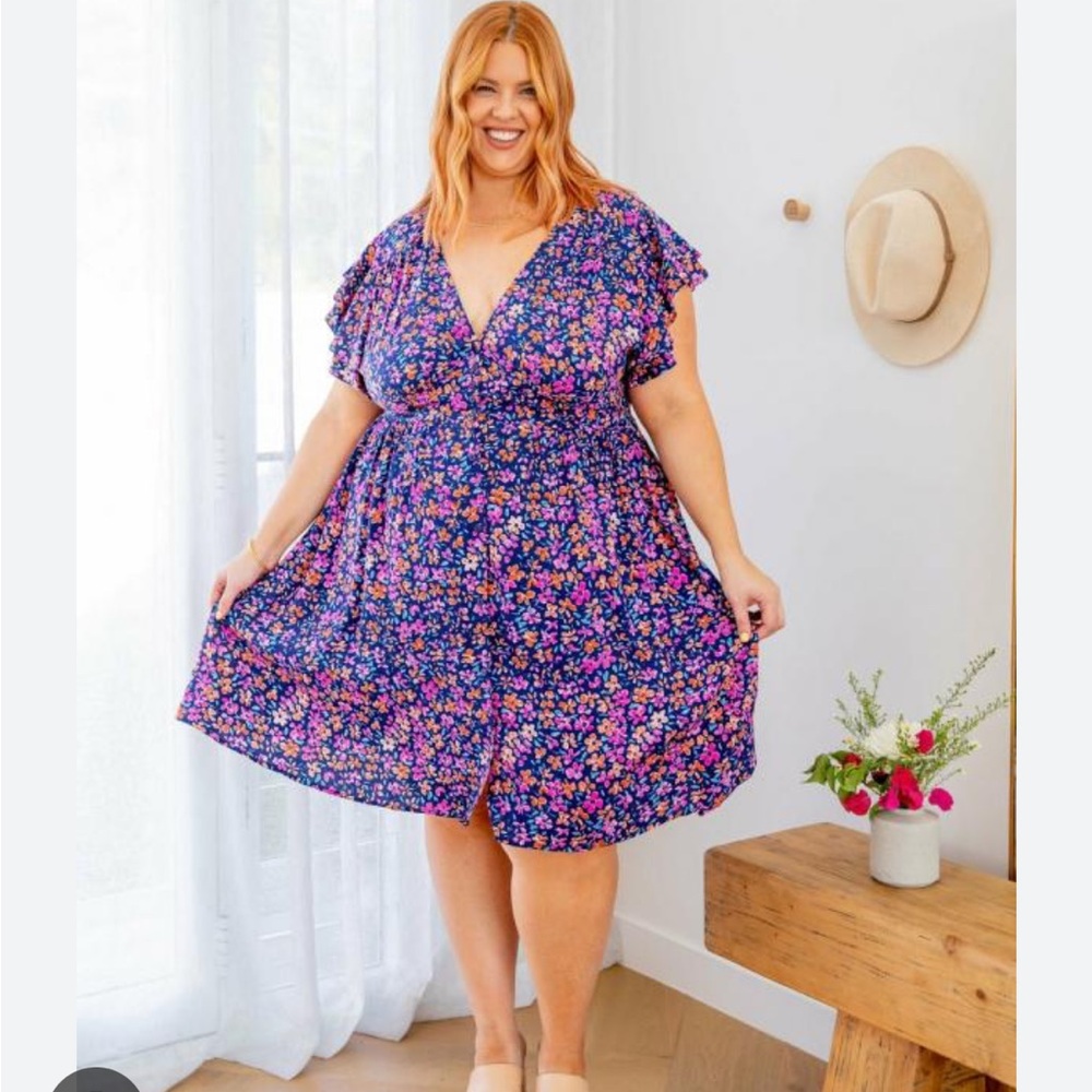 Proud Poppy Floral Dress with Pockets